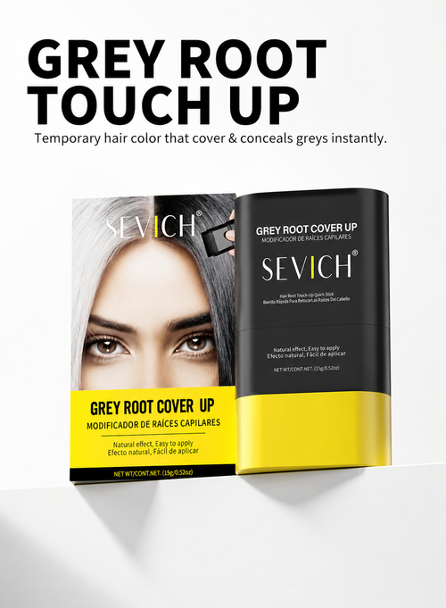 Waterproof Grey Root Cover Up Stick – Instant Hair Color Touch-Up