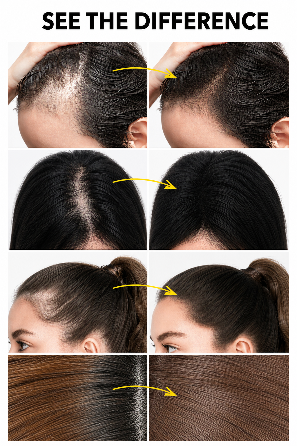 Waterproof Hairline Powder – Natural Root Cover Up for Thinning Hair